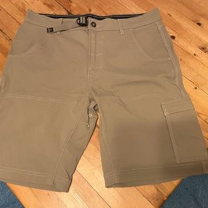 Brand new Prana khaki shorts without tags